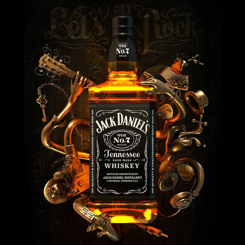 Imagem 4 de 5 de Whisky Jack Daniel's Old No. 7 1000ml (1 Litro) Com Caixa