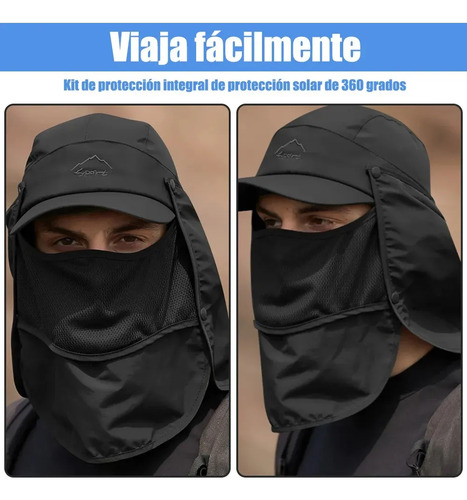 Sombrero Para El Sol Con Uv Protección Para Cuello Y Cara