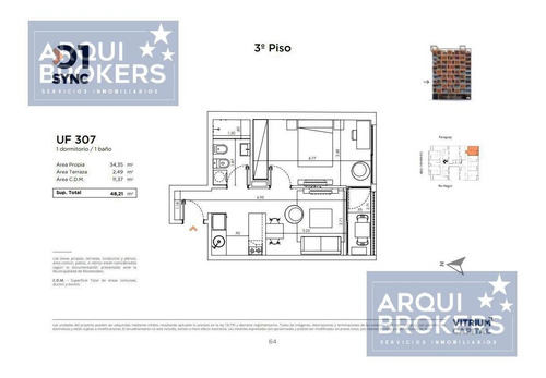Imagen 2 de 15 de Venta Apartamento Un Dormitorio En Barrio Sur - 307