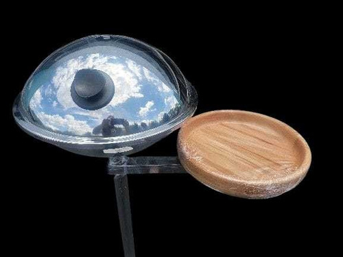 Imagem 2 de 2 de Churrasqueira Nautica Bola E Tábua De Carne Sem Haste 38mm