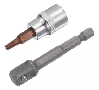 Uxcell T25 Torx Bit Socket, 3/8 Square Drive Cr-v Sockets, .