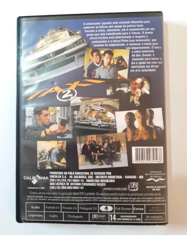 Dvd Taxi 2 Dublado E Legendado Original -coleção E Uso