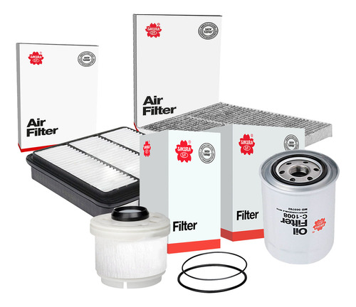 Kit Filtros Aceite Aire Gasolina Cabina L-200 2.5l L4 2014