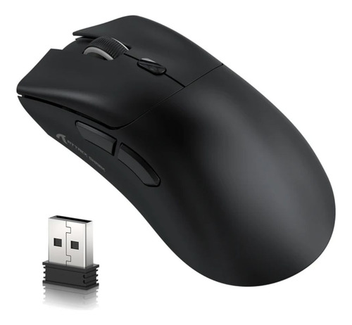 Mouse Gamer Attack Shark Bluetooth R1, 18000 Dpi, Preto