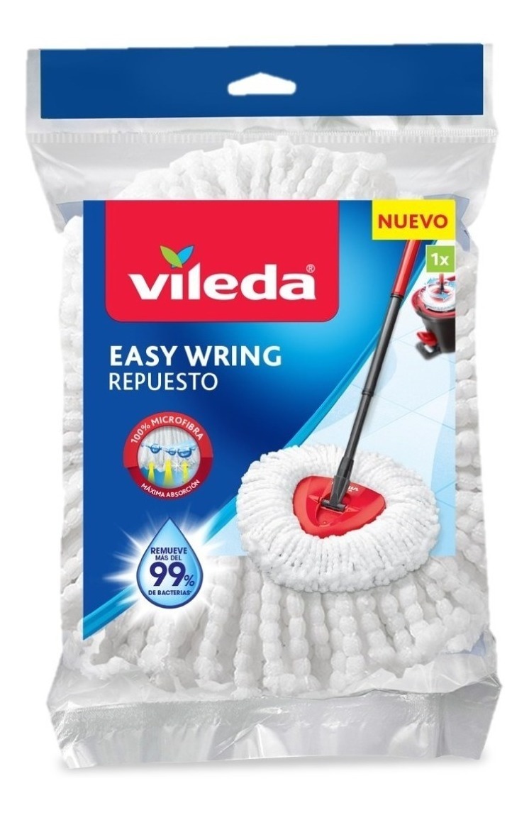 Vileda Repuesto para Mopa Balde Easy Wring & Clean blanco