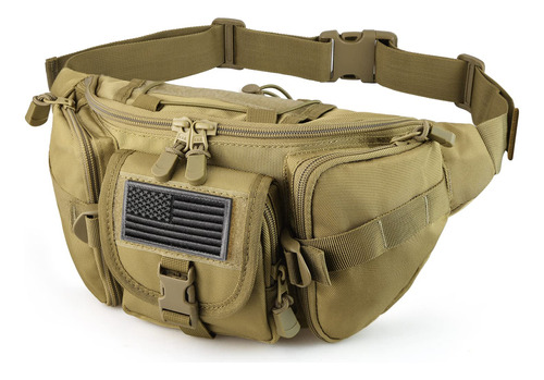 Sowhup Rinonera Tactica, Bolsa De Cintura Militar Con Parche