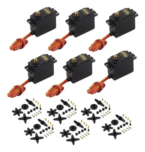 Servomotor Mg995 15kg Para Arduino Servo 6pzs