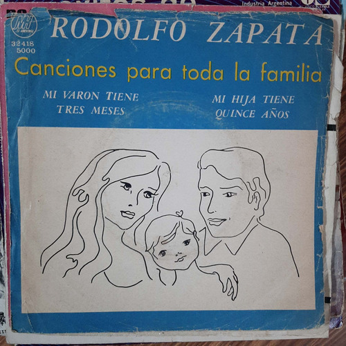 Portada Simple Rodolfo Zapata Canciones Toda Familia Ps0