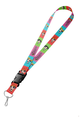 Llavero Cinta Cuello Lanyard - Chicas Super Poderosas - L3p