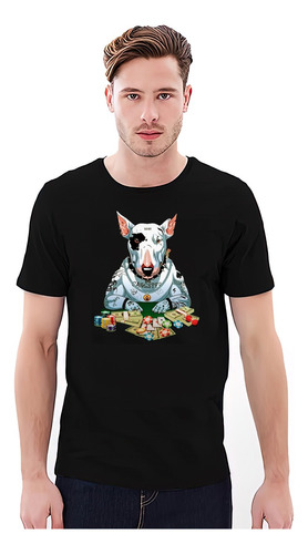 Poleras Estampadas Con Diseño Perro Bull Mafia