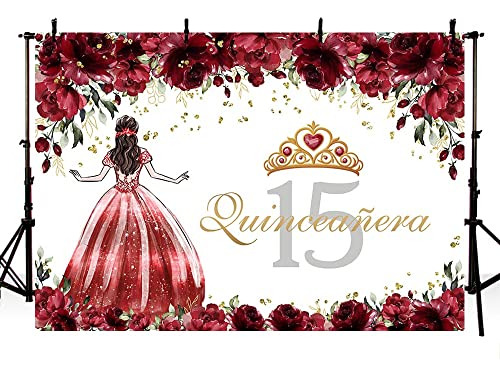 Telón De Fondo Sendy Para Quinceañera 15, Para Niñas, 15 Año