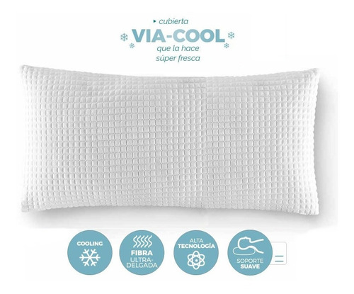 Almohada King Size Fresca Cooling Cubierta Via-cool Vianney