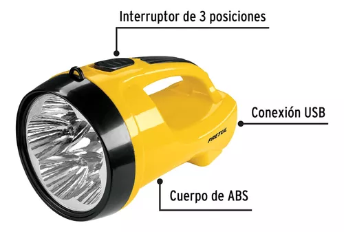Linterna LED Recargable Alta Potencia