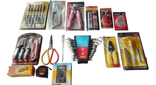 Set De Herramientas Manuales Hogar X 15 Pcs