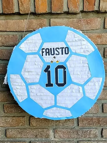 Piñata De Futbol Con Escudo