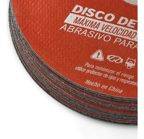 Imagen 3 de 9 de Disco De Corte 115 X 1 Mm 25 Uni Metales Omaha P/ Amoladora