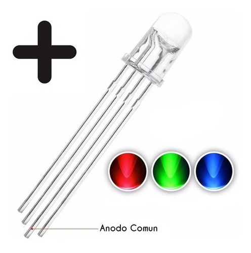 Diodo Led Rgb Anodo 50x