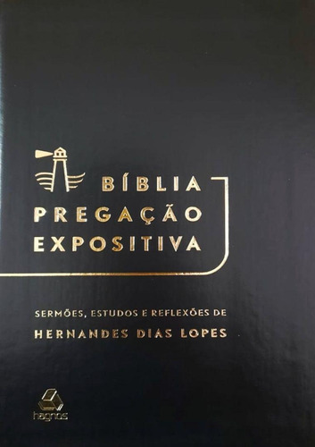 Livro Bíblia Pregação Expositiva - Preta