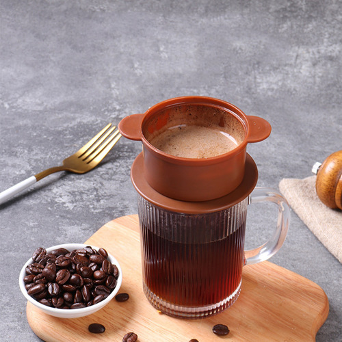Double Layer Stainless Steel Filter Drip Type Filter Cup Fil