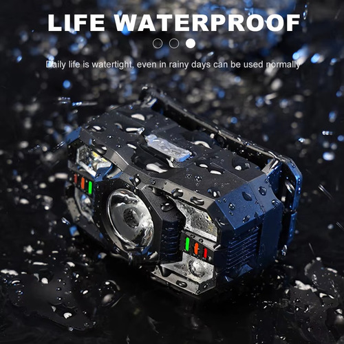 Lámpara De Cabeza Led Sensor Carga Usb Impermeable