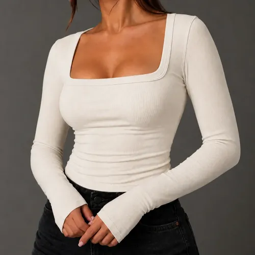 Blusa De Frio Segunda Pele Feminina Manga Longa Canelada