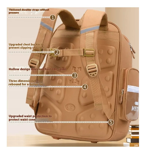 Mochila Escolar De Capibara Para Capibara