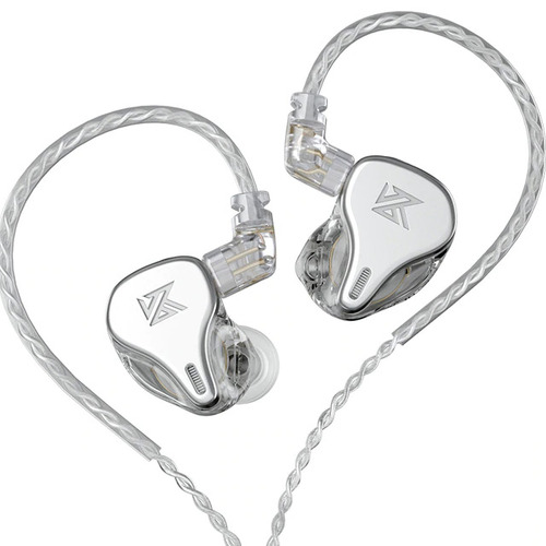 Auriculares Kz Dq6 In Ear Con Microfono Plata Monitoreo Hifi
