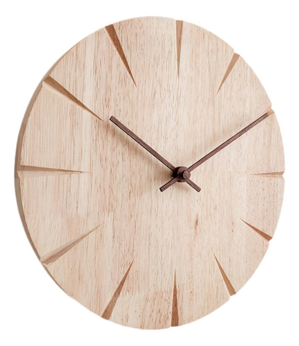 Reloj De Pared De Madera Maciza, Reloj Decorativo, Regalo