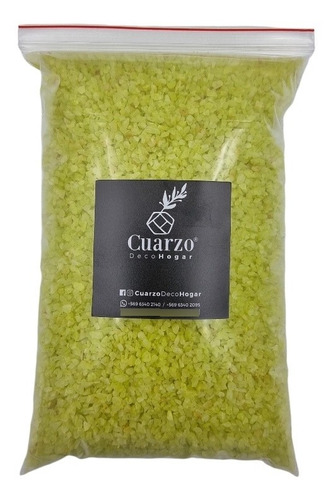 Cuarzo Granulado Verde Pistacho Formato 1 Kg