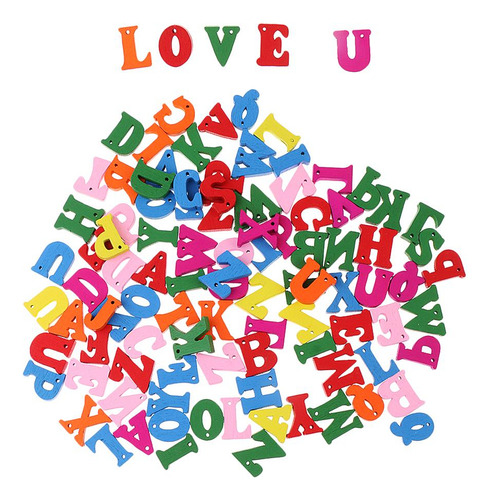 200pcs Juguetes Juegos Decorativos De Con Letras Mezcladas