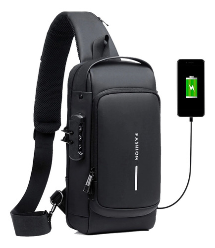 Maleta Antirrobo Mochila Morral Anti Robo Con Cable Usb