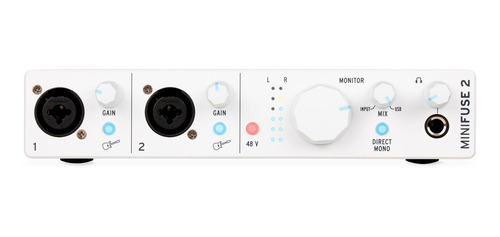 Imagen 4 de 7 de Placa Interfaz De Audio Usb 24 Bits Arturia Minifuse 2 White