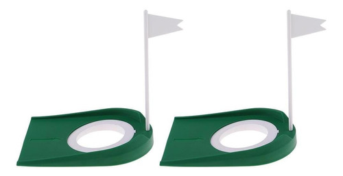 2 Banderines De Golf En Forma De Y Para Practicar La Copa, A