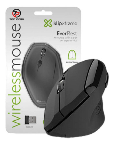 Mouse Klip Xtreme Vertical Inalámbrico Wireless Ergonomico