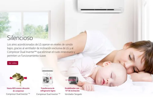Aire Acondicionado LG Dual Cool Inverter LG 3000 Frigorias