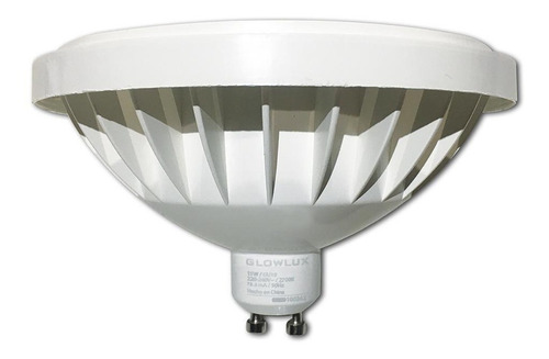 Imagen 2 de 9 de Lampara Ar111 Led 12w 220v Luz Cálida 2700k - Glowlux