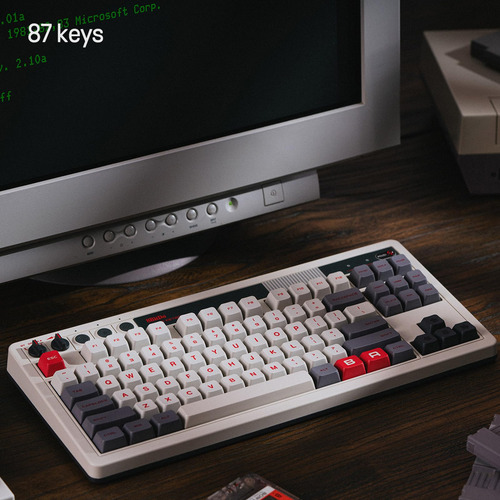 Teclado Mecánico 8bitdo 87 Teclas Bluetooth/2.4g/usb-c - N