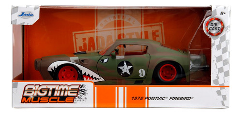 Bigtime Muscle 1:24 1972 Pontiac Firebird Die-cast Car, T...