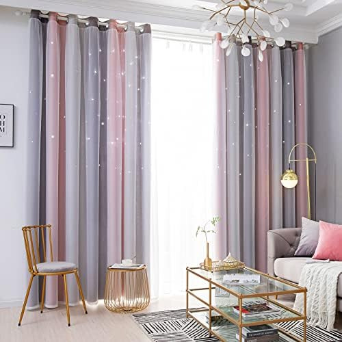 Cortinas Opacas Estrellas Para Dormitorio Lindas Cortinas Pa