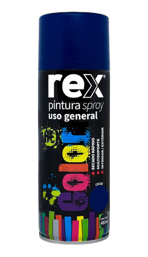 Pintura Spray General Color Azul 400 Ml Rex 60003