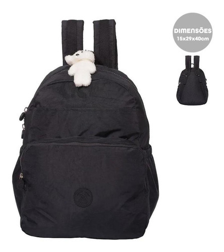 Mochila Costas Trendy Preto 11188 Xeryus