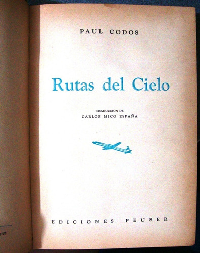 Aviacion Antiguo Aeroplanos Pionero Aereo Paul Codos Peuser
