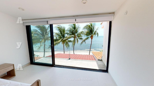 Imagen 25 de 30 de Casa En Venta/renta Amueblada, 5 Recámaras Frente Al Mar, Zona Hotelera, Cancún