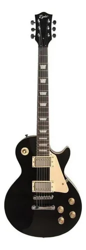 Guitarra eléctrica Epic LP 909 de tilo negra