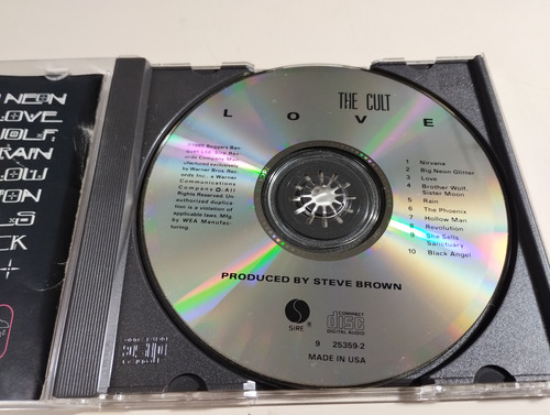 The Cult - Love - Made In Usa 1985 Edición Limitada (Usado)
