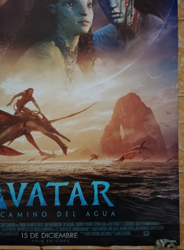 Póster Original Cine Avatar 2 (Usado)