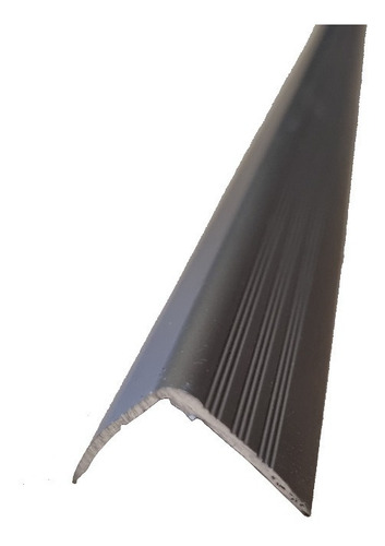 Imagen 1 de 7 de Moldura Nariz Escalon Aluminio Pisos Flotante X 2.85mts