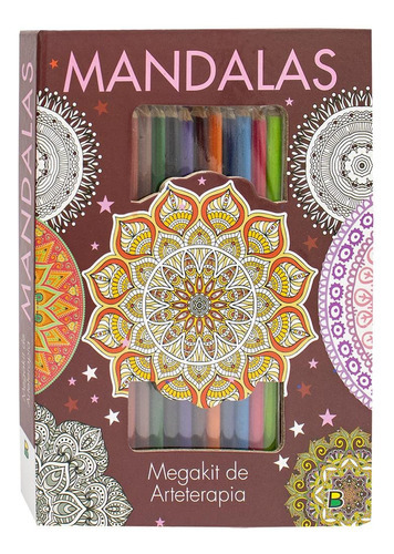 Megakit De Arteterapia - Mandalas: Megakit De Arteterapia - Mandalas, De Brijbasi. Editora Editora E Distribuidora Konig, Capa Mole Em Português, 2023