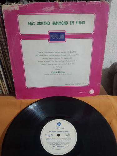 Will Horwell - Mas Organo Hammond Vinilo Lp