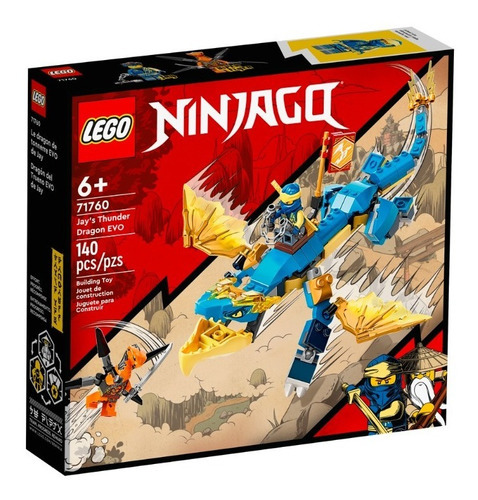 Lego Ninjago Dragon Del Trueno Evo De Jay - Crazygames Cantidad De Piezas 140